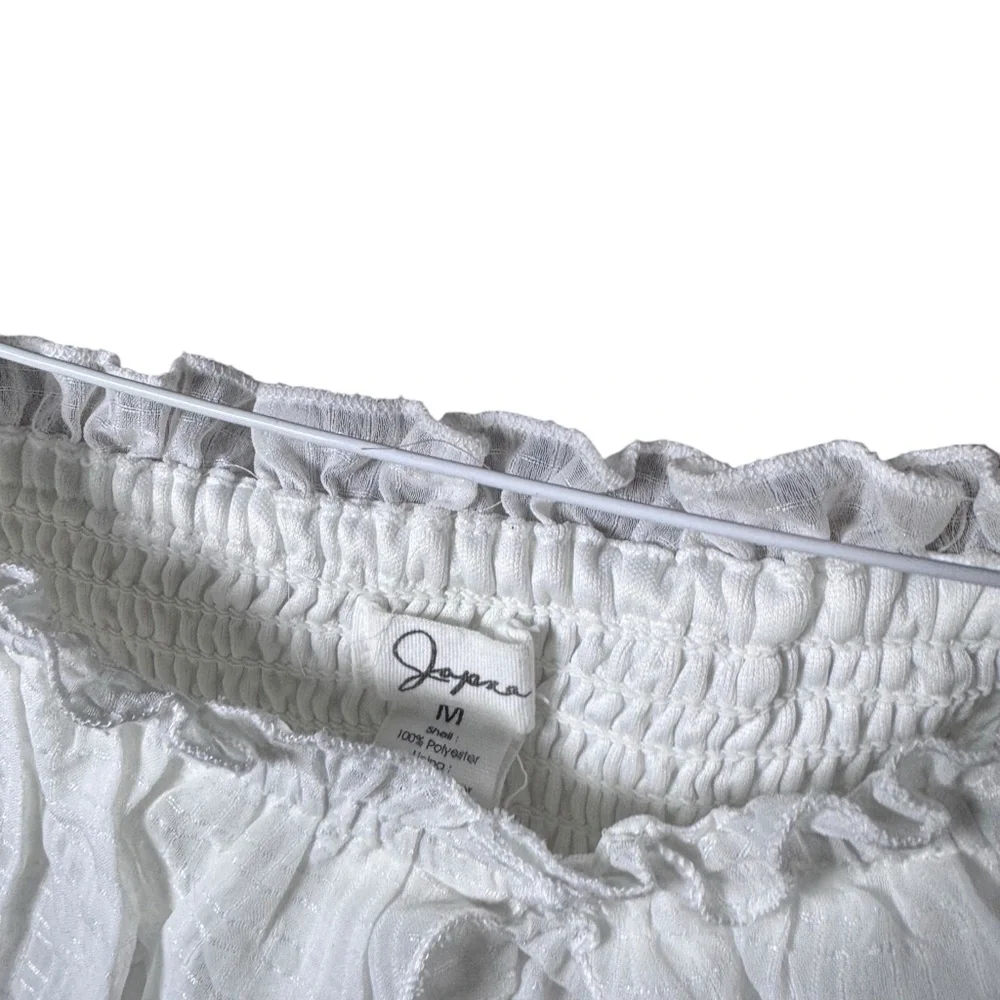 White Ruffled Blouse - Picture 2 of 3